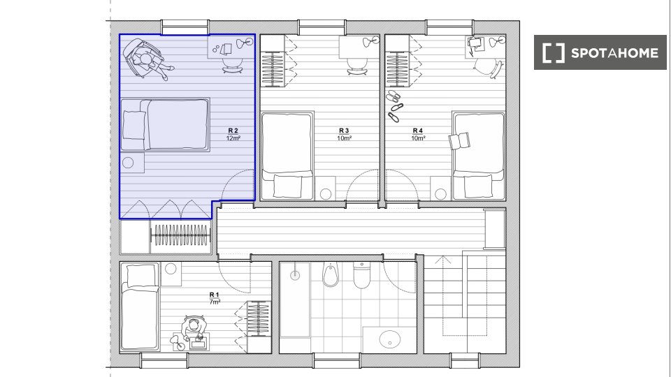 Double room Lisbon, 6 beds, 150m² — photo 13
