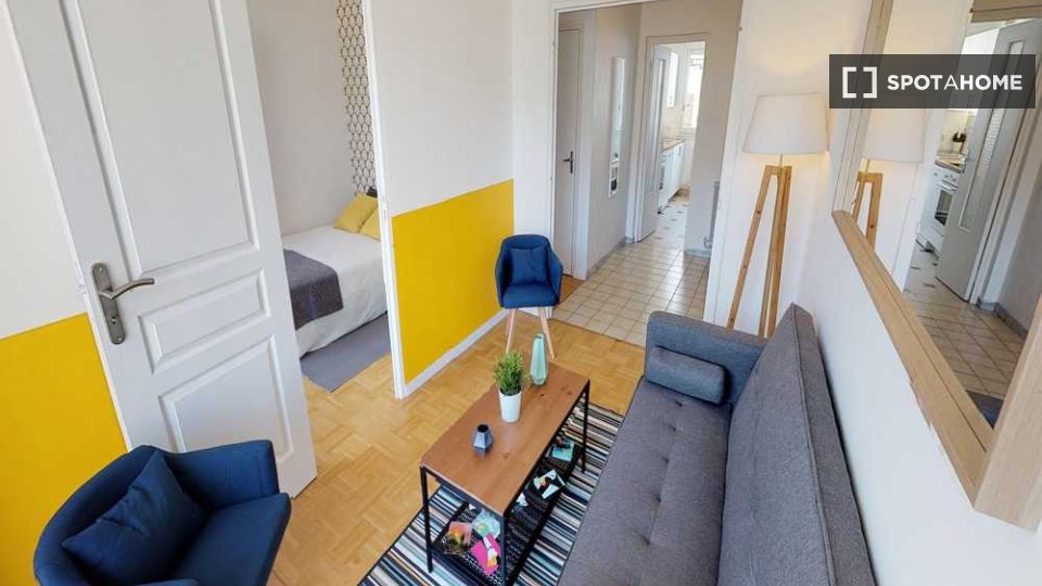 Camera doppia Lione, 4 camere, 90m² — foto 16