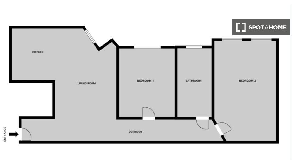 Apartment Berlin, 2 beds, 89m² — photo 5