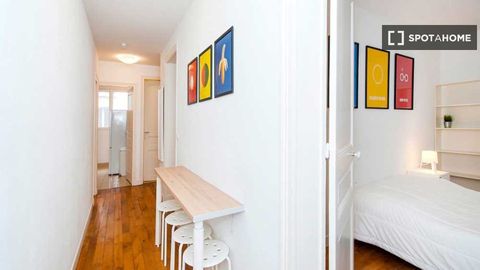Camera doppia Parigi, 4 camere, 60m² — foto 8