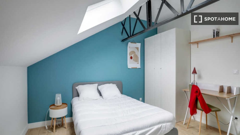Chambre double Lille, 3 chambres, 50m² — photo 18