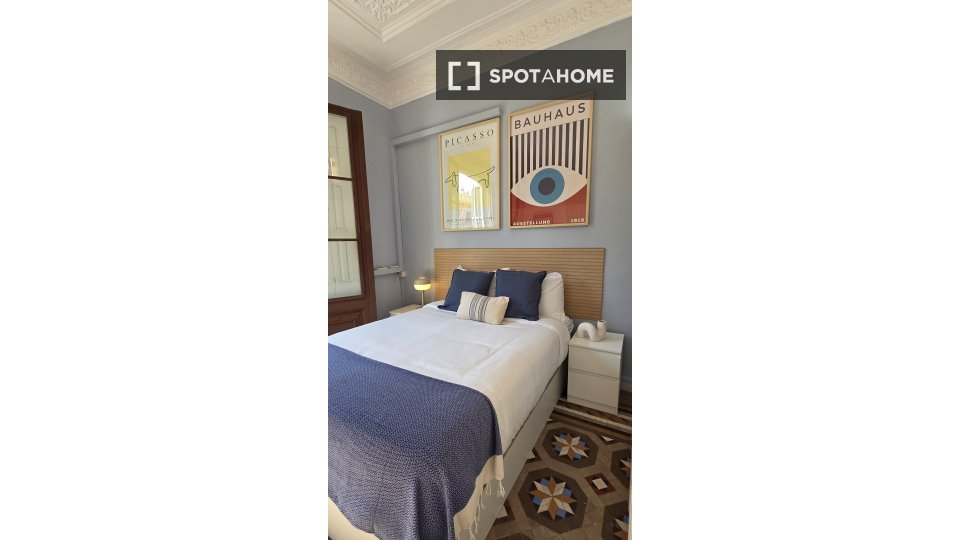 Chambre double Barcelone, 10 chambres, 210m² — photo 12