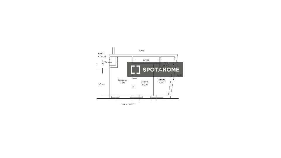 Appartamento Milano, 2 camere, 71m² — foto 2