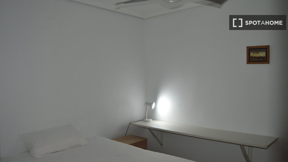 Stanza in un appartamento condiviso con 4 camere da letto in affitto a Ciutat Jardí - in Valencia