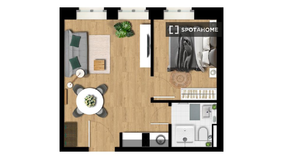 Apartment Berlin, 1 bed, 36m² — photo 5