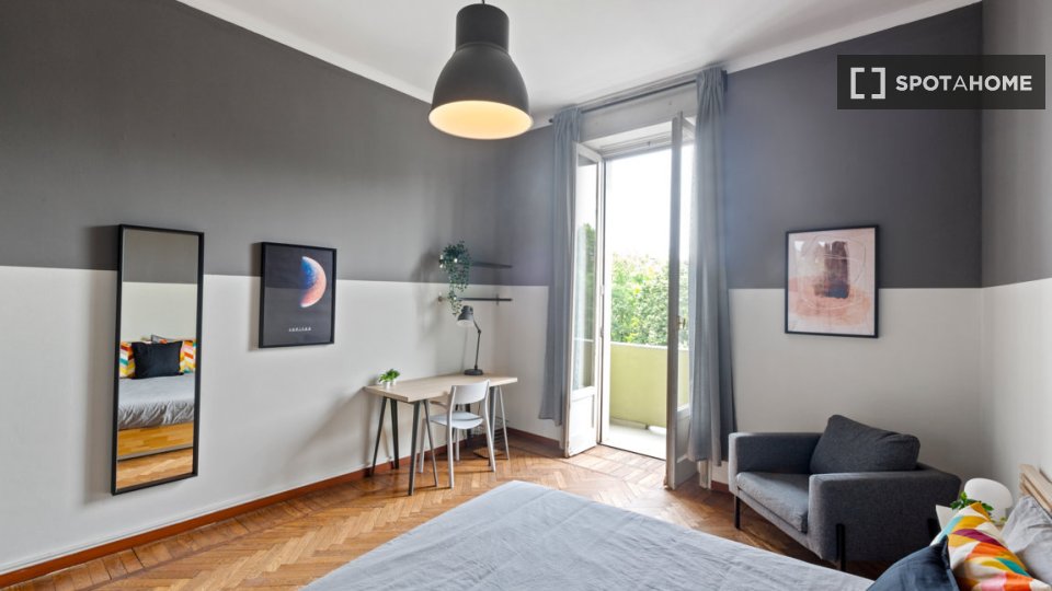 Double room Milan, 2 beds, 84m² — photo 4