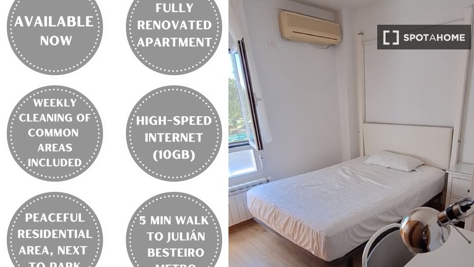 Double room Madrid, 4 beds, 90m² — photo 22