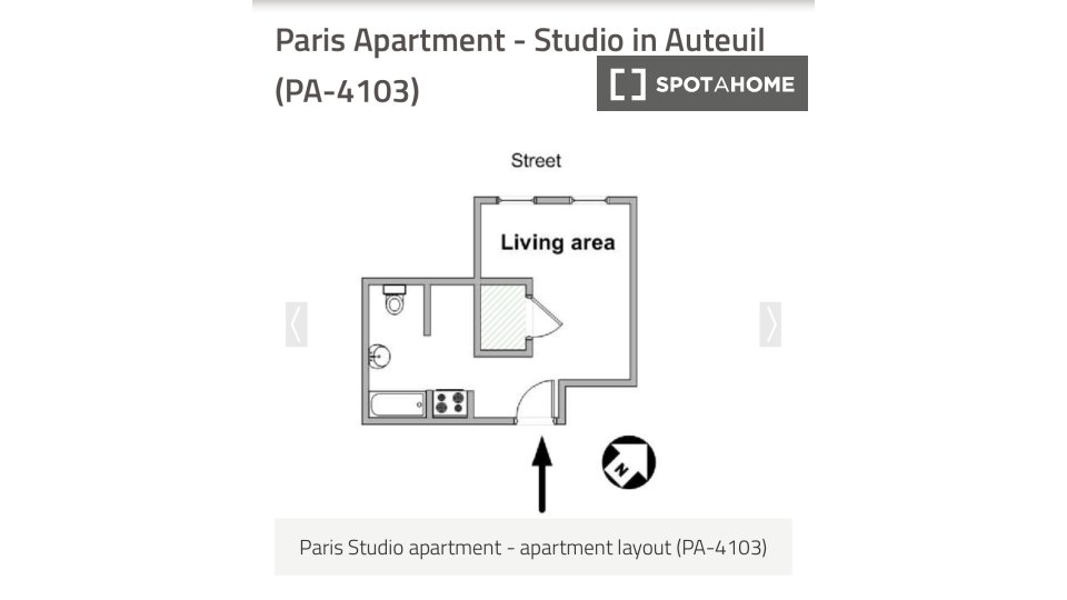 Apartment mono Paris — photo 2