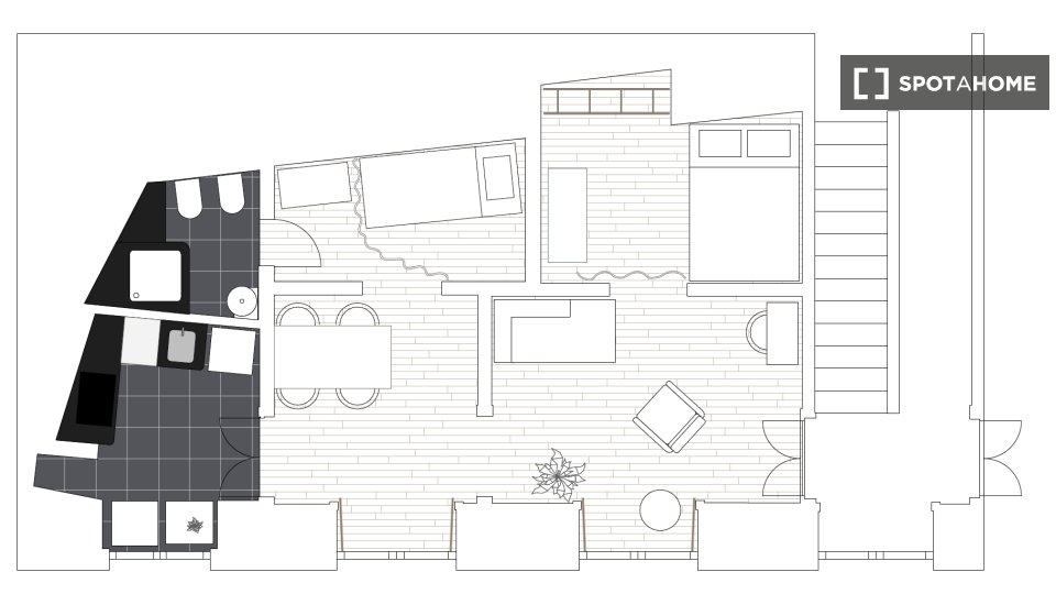 Apartment Lisbon, 2 beds, 50m² — photo 5