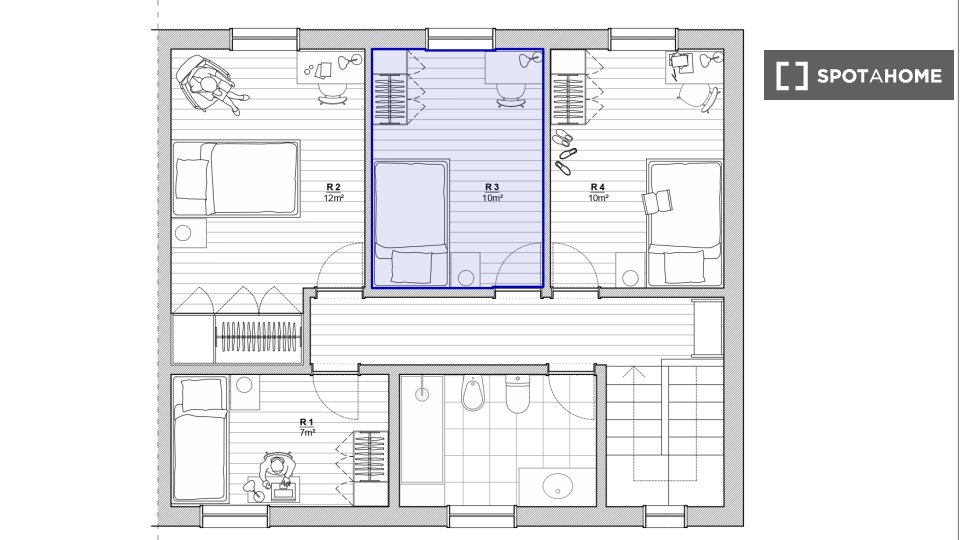 Double room Lisbon, 6 beds, 150m² — photo 14