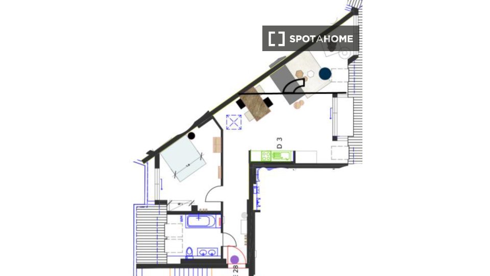 Apartment Berlin, 2 beds, 71m² — photo 8