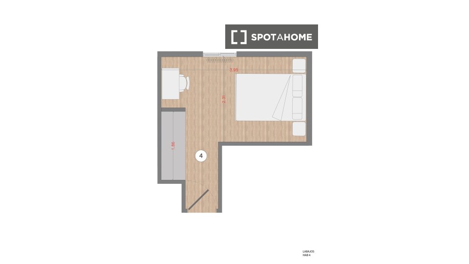 Double room Madrid, 5 beds — photo 27