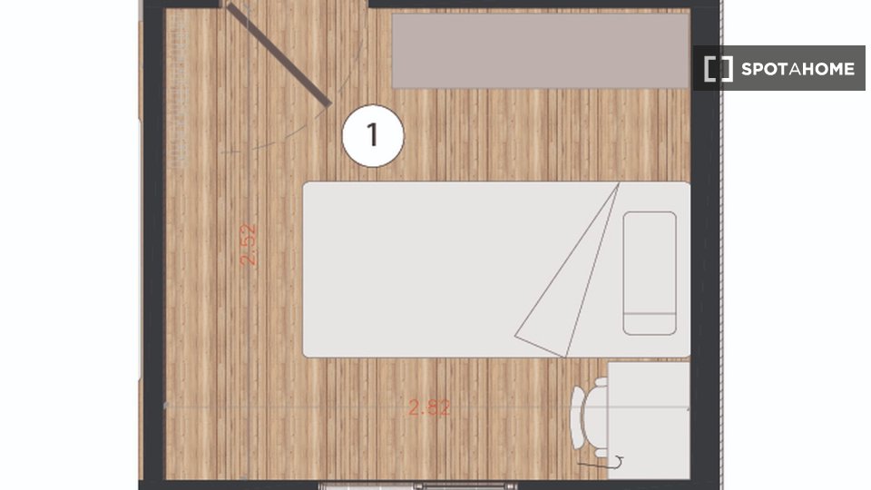 Double room Madrid, 7 beds — photo 13