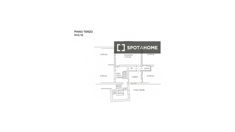 Apartment mono Milan, 65m² — photo 6