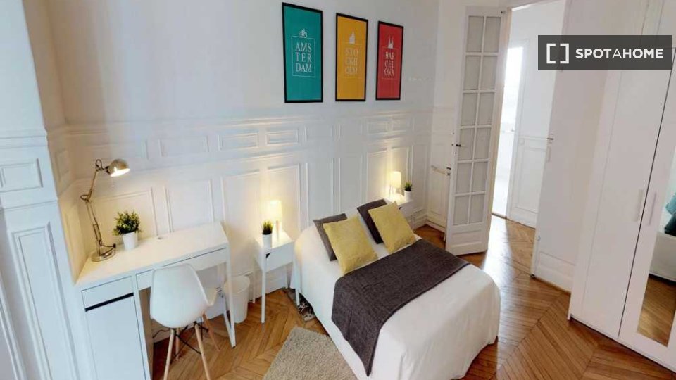 Camera doppia Parigi, 5 camere, 110m² — foto 12