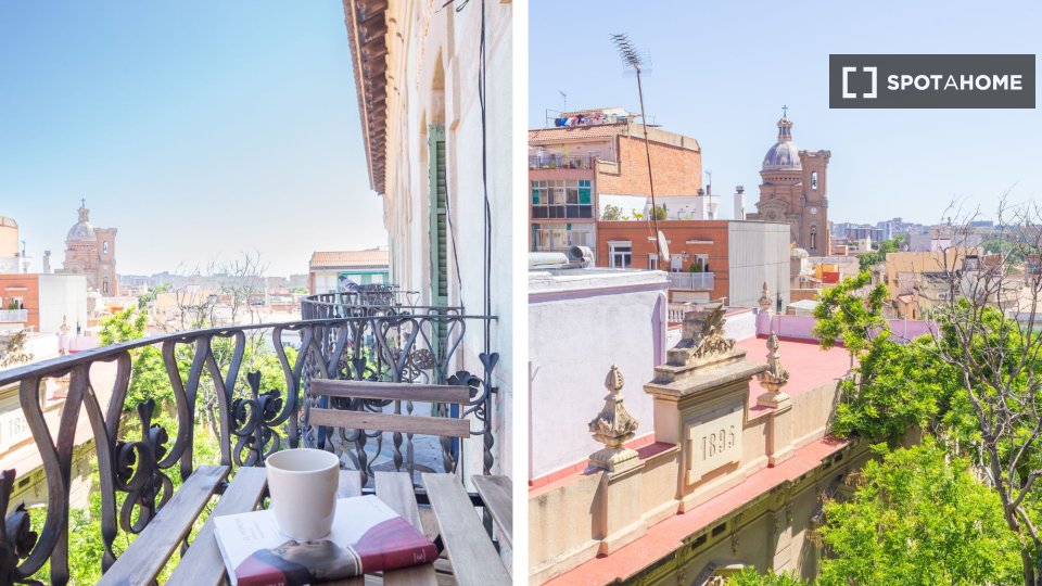 Double room Barcelona, 4 beds, 90m² — photo 6