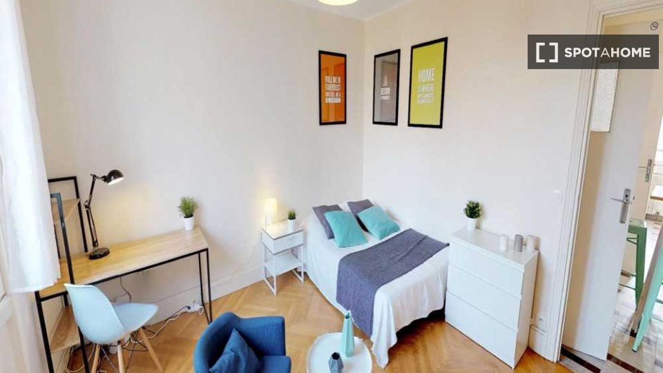 Camera doppia Lione, 3 camere, 50m² — foto 13