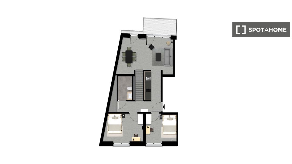 Double room Berlin, 5 beds, 143m² — photo 8