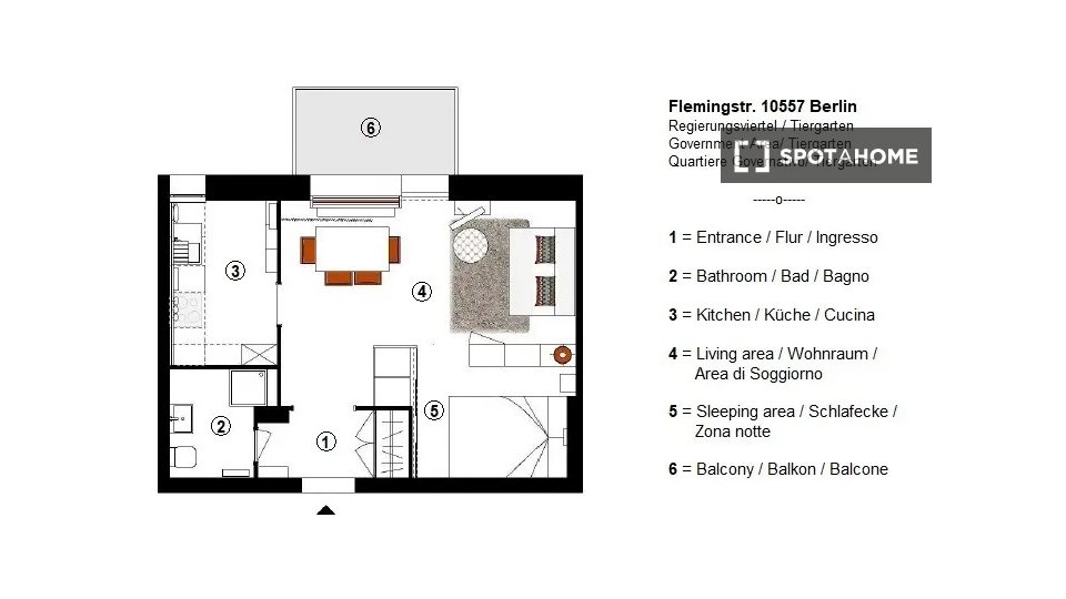 Apartment mono Berlin, 33m² — photo 13