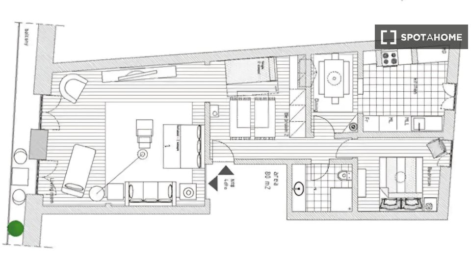 Apartment mono Lisbon, 80m² — photo 4
