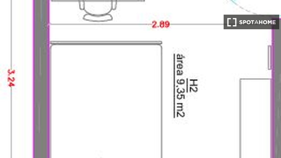 Double room Madrid, 6 beds — photo 13