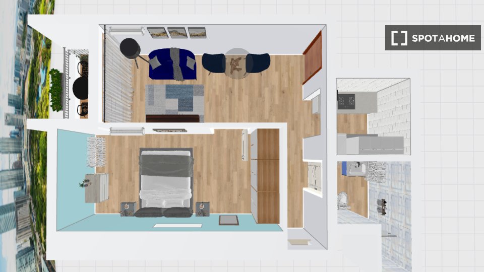 Apartment mono Milan, 45m² — photo 11