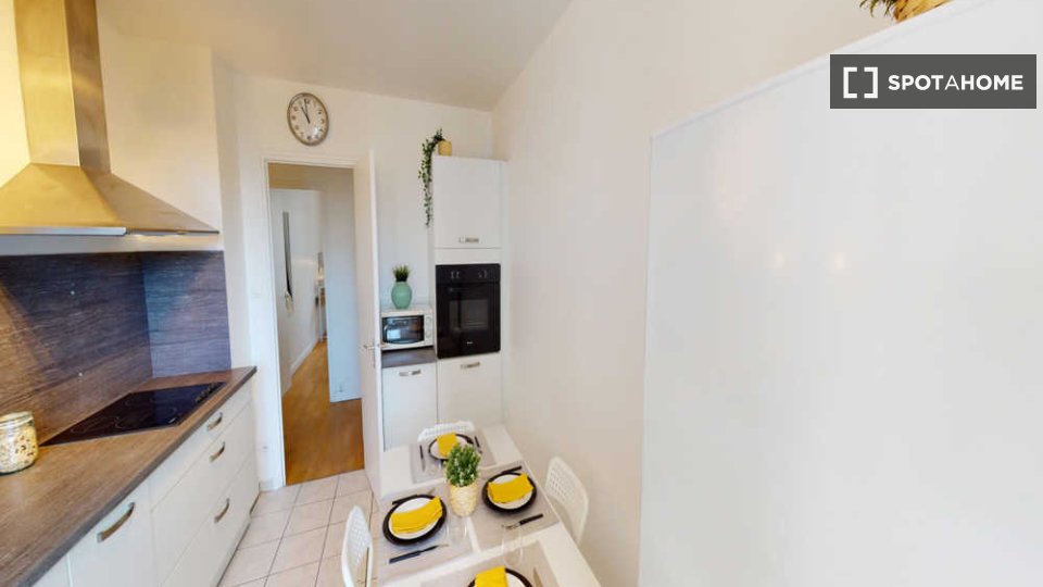 Habitación doble Lyon, 3 habitaciones, 80m² — foto 6