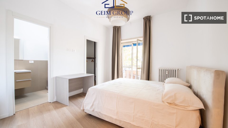 Chambre double Rome, 3 chambres, 90m² — photo 16