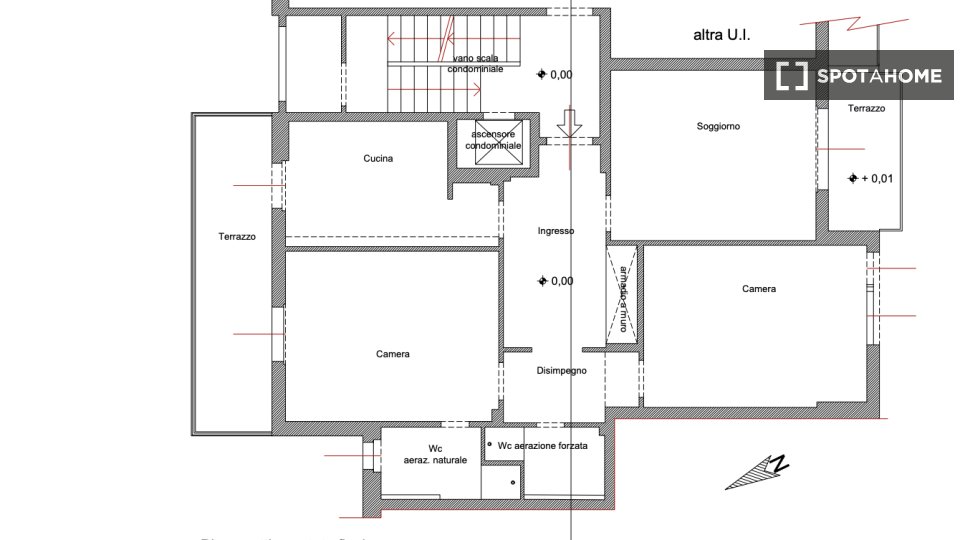 Double room Florence, 6 beds, 100m² — photo 2
