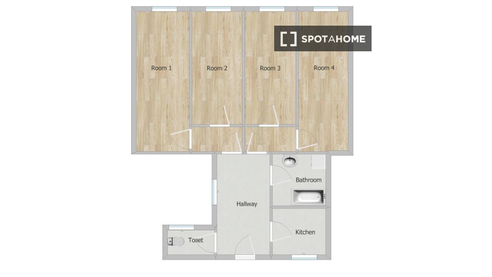 Double room Vienna, 4 beds, 65m² — photo 6