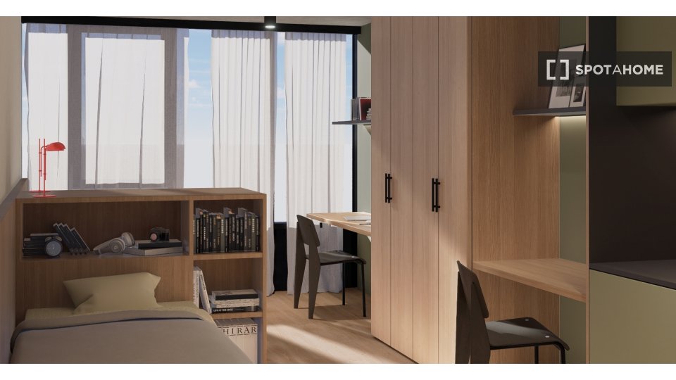 Rooms for rent in a residence in Mataró, Barcelona - a Barcellona