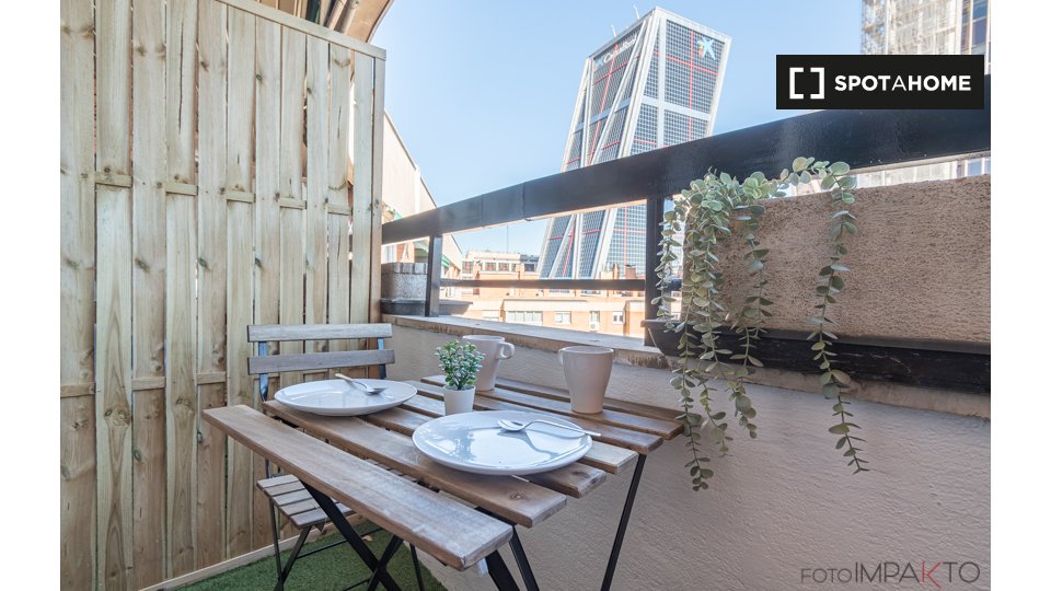 Double room Madrid, 6 beds, 140m² — photo 1