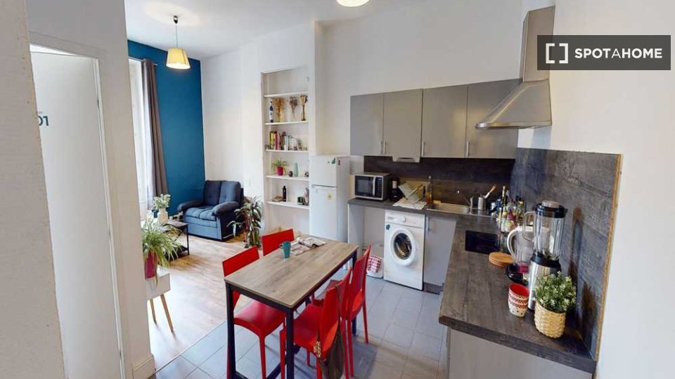 Camera doppia Lione, 3 camere, 80m² — foto 17