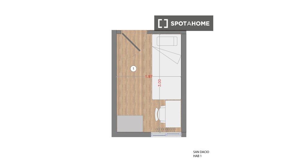 Double room Madrid, 5 beds — photo 31