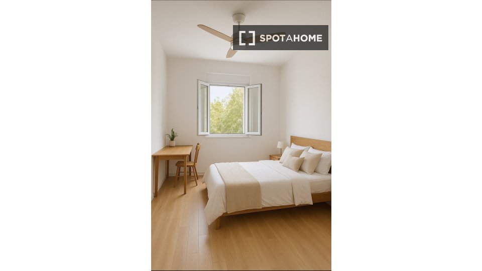 Double room Madrid, 3 beds, 92m² — photo 3