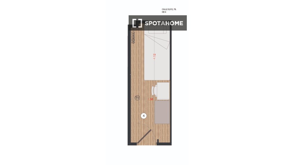 Double room Madrid, 5 beds — photo 14