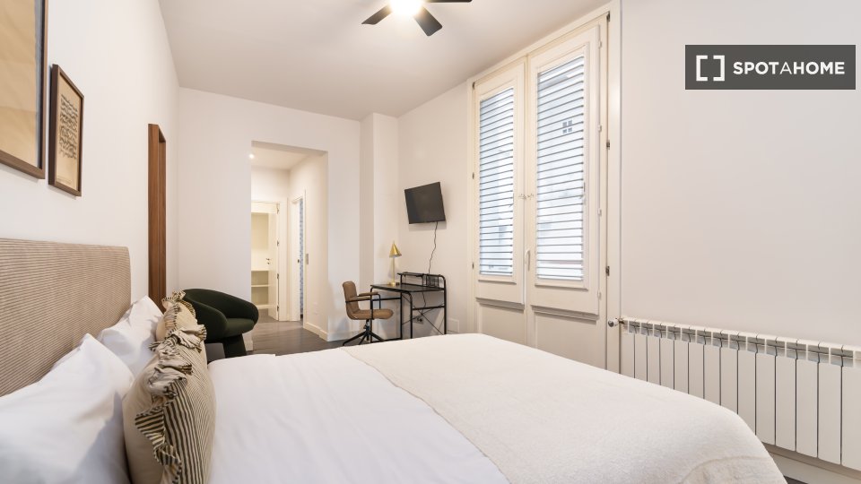 Habitación en piso compartido en madrid.