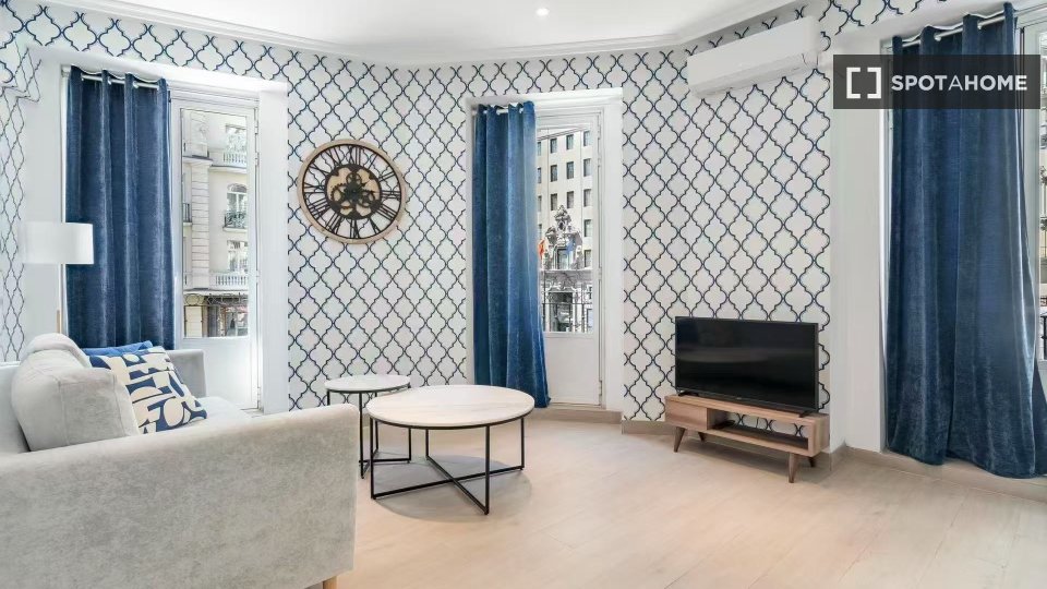 Appartamento con 1 camera da letto in affitto a Sol, Madrid - in Madrid