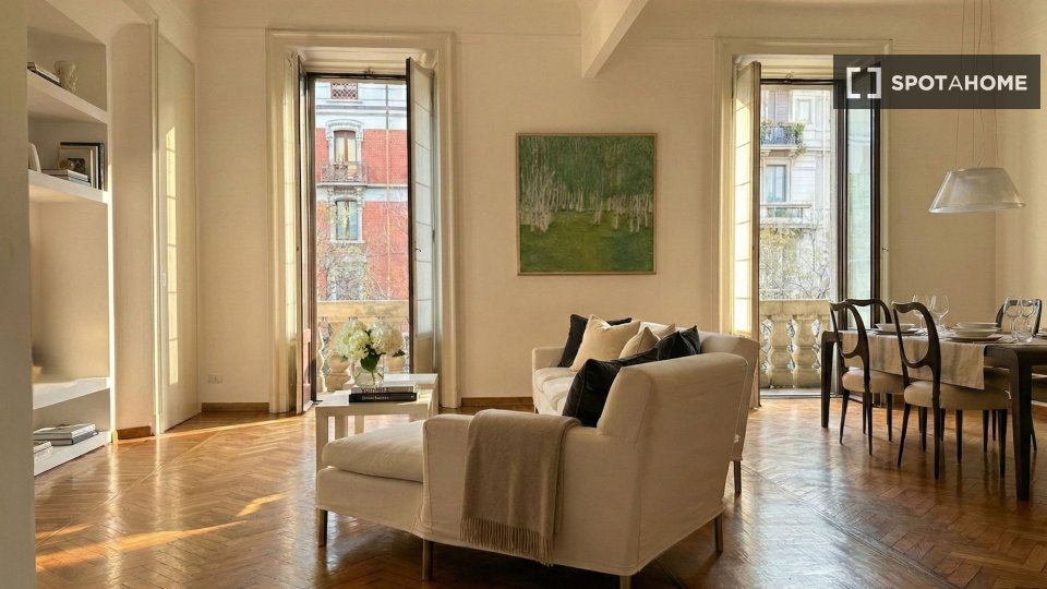 Appartamento con 1 camera da letto in affitto in zona 22 Marzo, Milano - en Milán