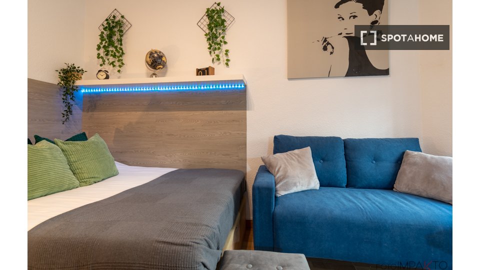 Double room Madrid, 5 beds, 120m² — photo 3
