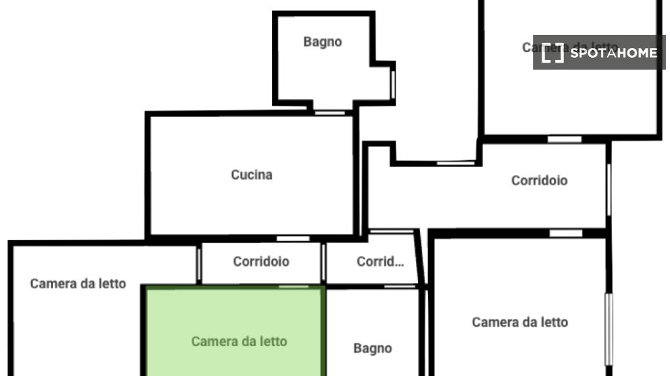 Double room Padua, 4 beds — photo 2