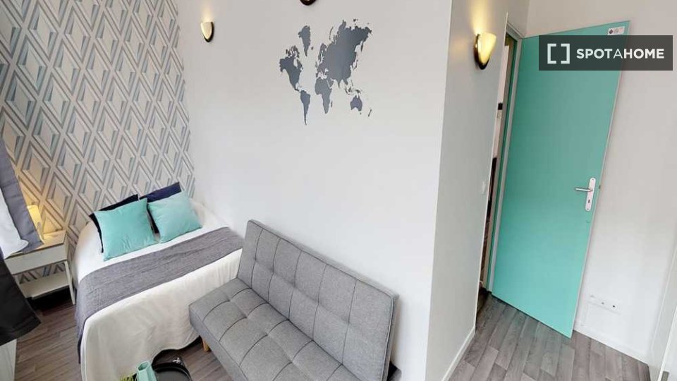 Habitación doble Lille, 4 habitaciones, 80m² — foto 23