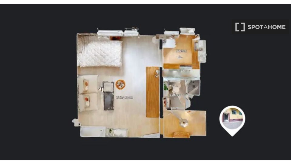 Apartment Berlin, 1 bed, 29m² — photo 6