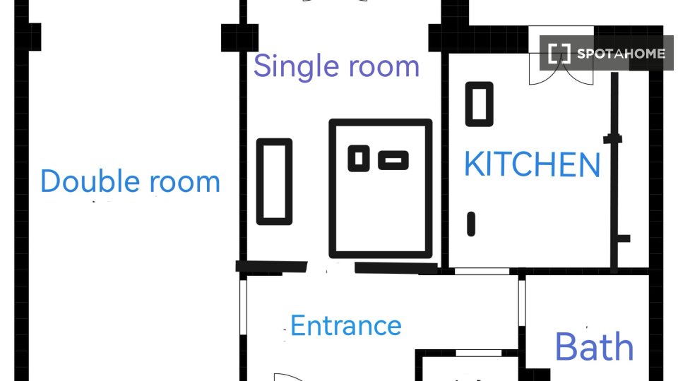 Double room Genoa, 3 beds — photo 53