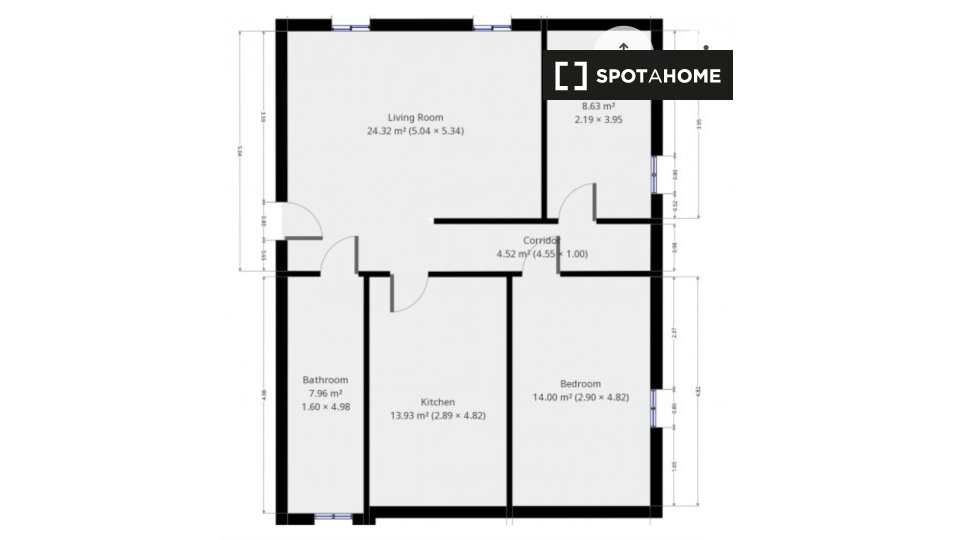 Apartment Lisbon, 2 beds, 75m² — photo 4