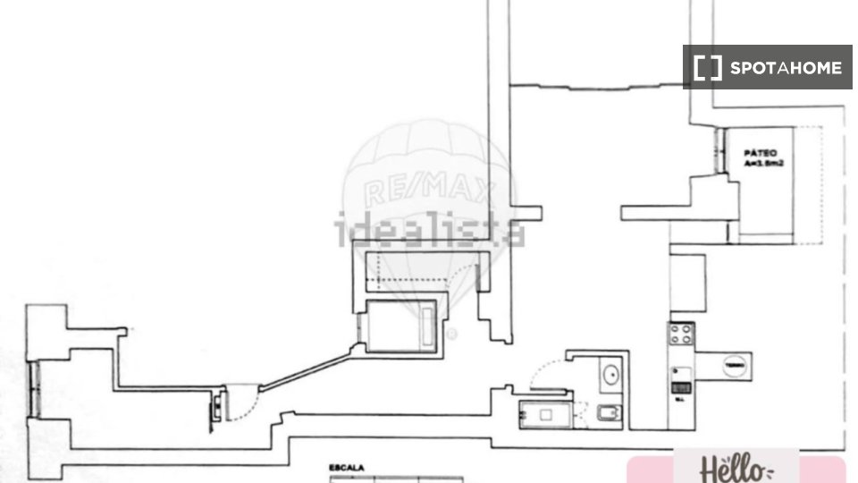 Apartment Lisbon, 2 beds, 66m² — photo 9