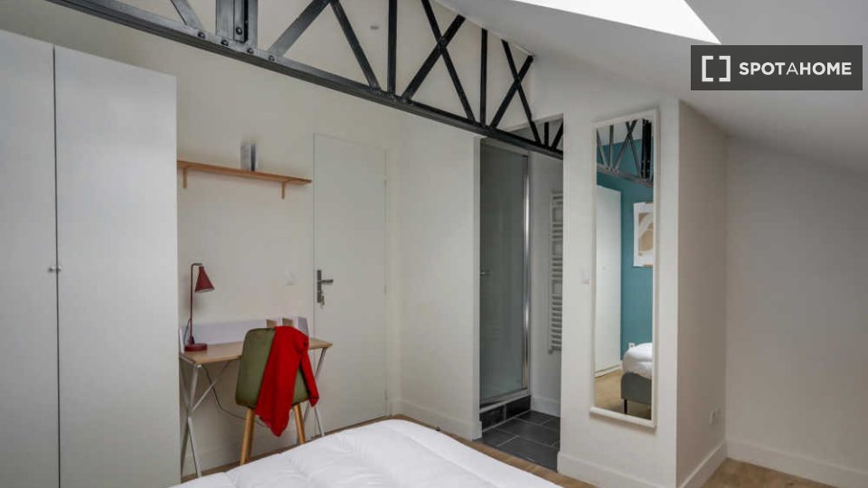 Chambre double Lille, 3 chambres, 50m² — photo 19