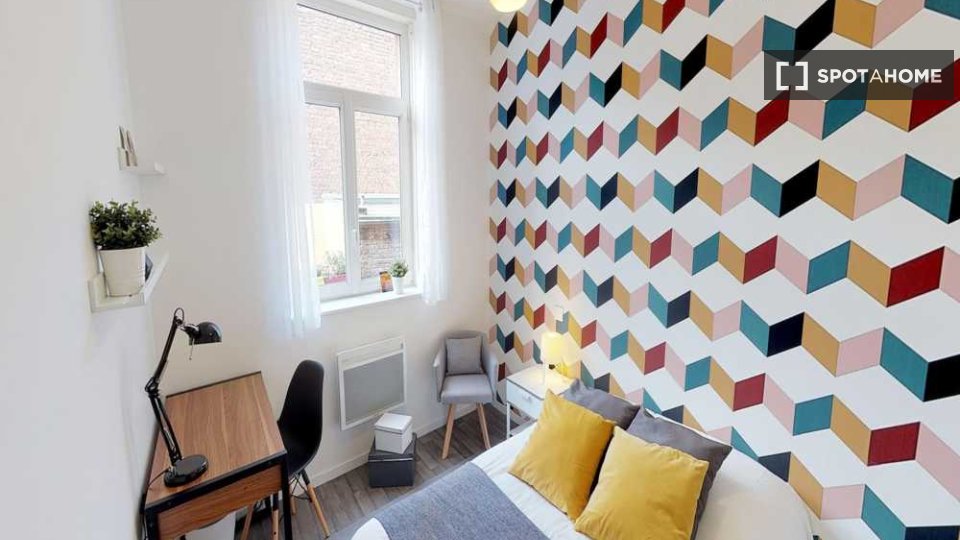 Double room Lille, 4 beds, 80m² — photo 8