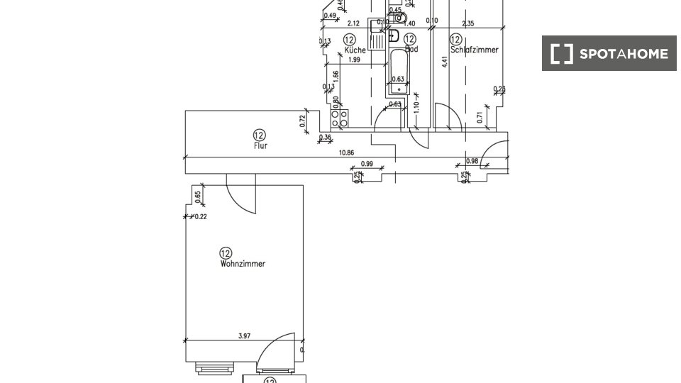 Apartment Berlin, 1 bed, 72m² — photo 12