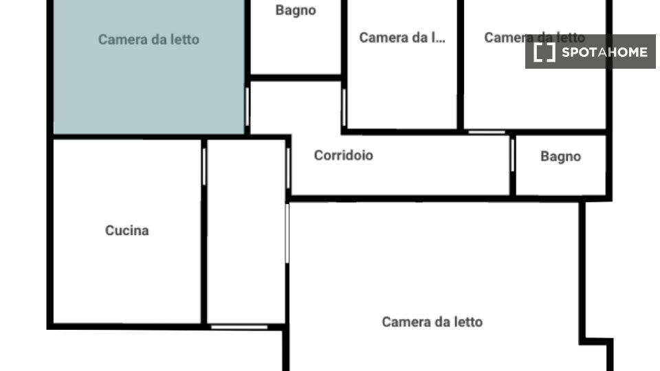 Double room Padua, 3 beds — photo 6